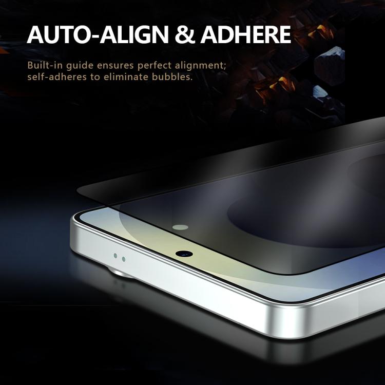 For Galaxy S26 Ultra 5G 2pcs/Set LeReach CF Series Full Screen Version HD Privacy Phone Tempered Film - Black