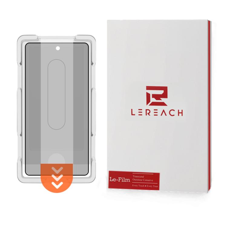 For Galaxy S25 Ultra 5G 2pcs/Set LeReach CF Series Full Screen Version HD Privacy Phone Tempered Film - Black