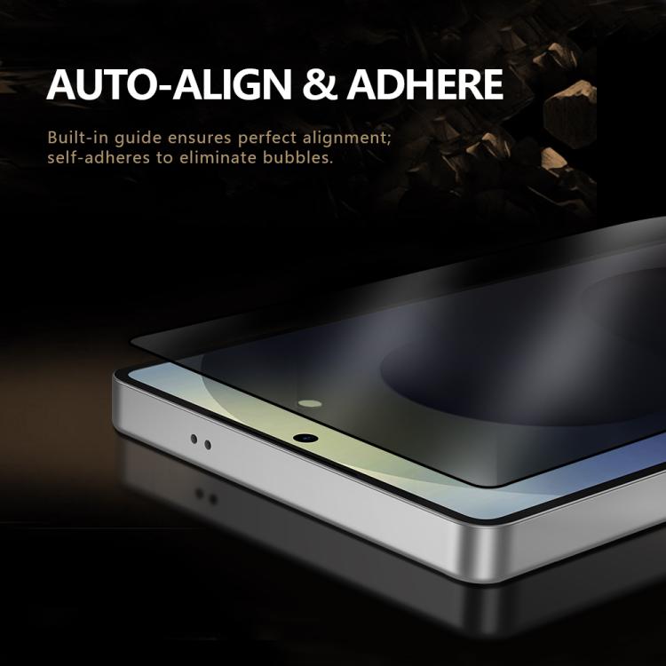 For Galaxy S25 Ultra 5G 2pcs/Set LeReach CF Series Full Screen Version HD Privacy Phone Tempered Film - Black
