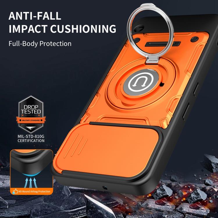 For Nothing Phone 3a Lite Sliding Camshield Holder Magnetic Phone Case
