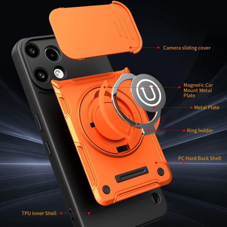 For Nothing Phone 3a Lite Sliding Camshield Holder Magnetic Phone Case