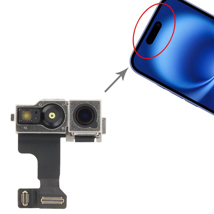 For iPhone 16 Original Front Facing Camera Support Repair Assistant Face ID
