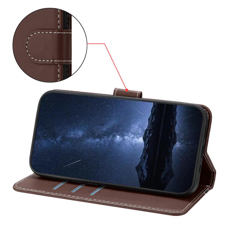 For Google Pixel 8 Pro Color Block Card Slots Vegan Leather Phone Case