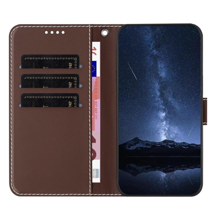 For Google Pixel 9 Color Block Card Slots Vegan Leather Phone Case