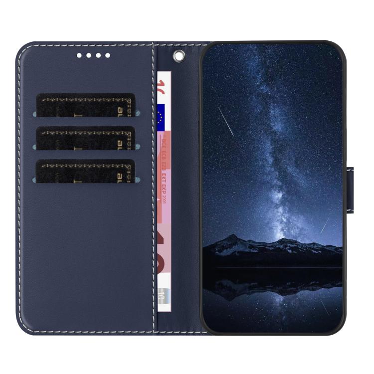 For Google Pixel 9 Color Block Card Slots Vegan Leather Phone Case