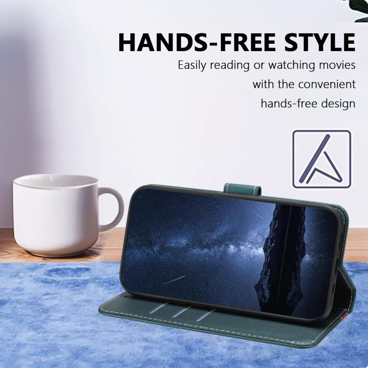 For Google Pixel 11 / 11 Pro Color Block Card Slots Vegan Leather Phone Case