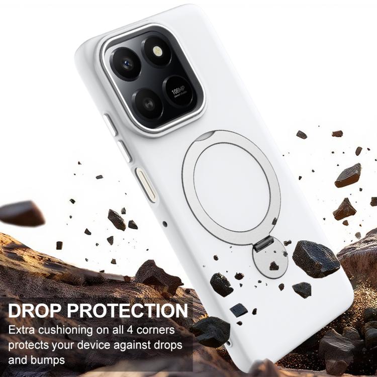 For Honor 400 Smart / X7d Gen1.5 Pivot Ring Holder TPU Hybrid PC Phone Case