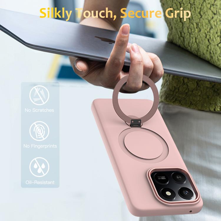 For Honor 400 Smart / X7d Gen1.5 Pivot Ring Holder TPU Hybrid PC Phone Case