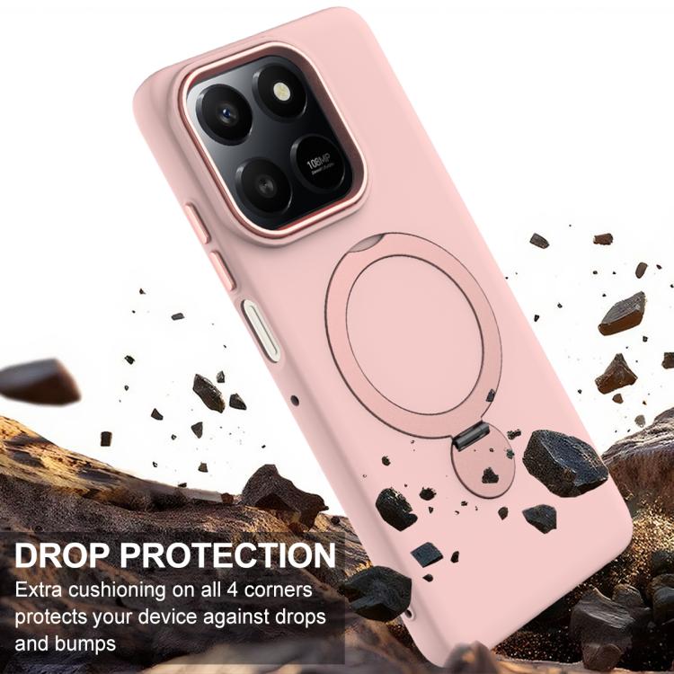 For Honor 400 Smart / X7d Gen1.5 Pivot Ring Holder TPU Hybrid PC Phone Case