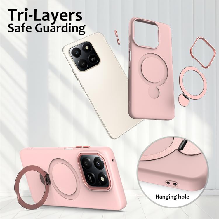 For Honor 400 Smart / X7d Gen1.5 Pivot Ring Holder TPU Hybrid PC Phone Case
