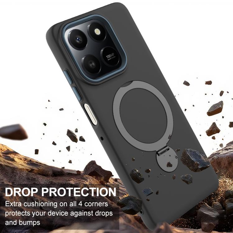 For Honor 400 Smart / X7d Gen1.5 Pivot Ring Holder TPU Hybrid PC Phone Case