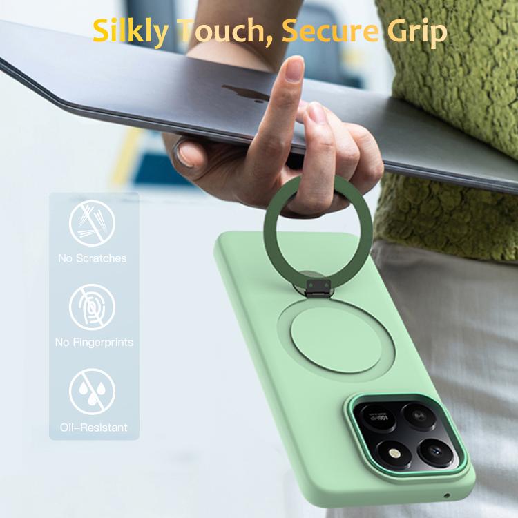 For Honor 400 Smart / X7d Gen1.5 Pivot Ring Holder TPU Hybrid PC Phone Case