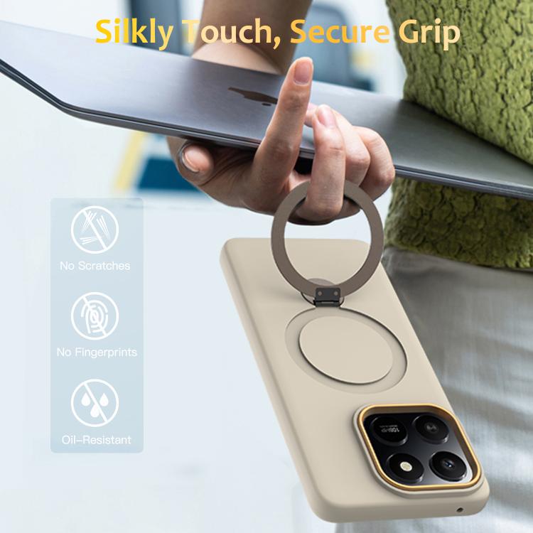 For Honor 400 Smart / X7d Gen1.5 Pivot Ring Holder TPU Hybrid PC Phone Case