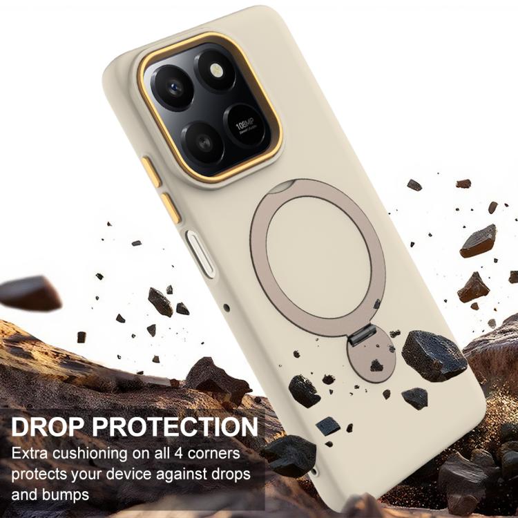For Honor 400 Smart / X7d Gen1.5 Pivot Ring Holder TPU Hybrid PC Phone Case