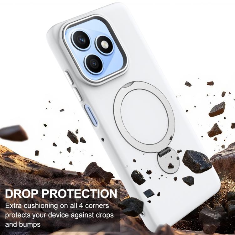 For Honor X8d 4G Gen1.5 Pivot Ring Holder TPU Hybrid PC Phone Case