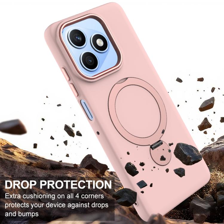 For Honor X8d 4G Gen1.5 Pivot Ring Holder TPU Hybrid PC Phone Case
