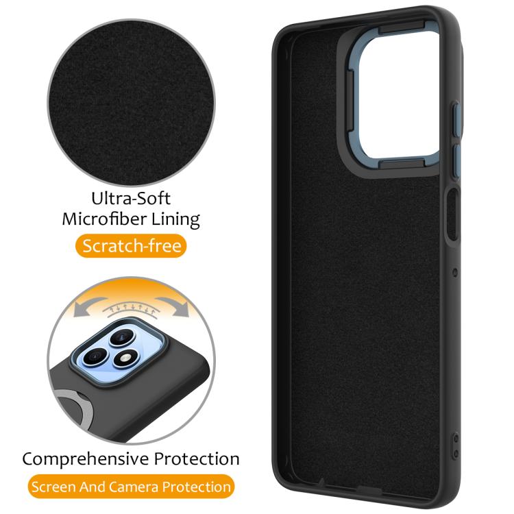For Honor X8d 4G Gen1.5 Pivot Ring Holder TPU Hybrid PC Phone Case