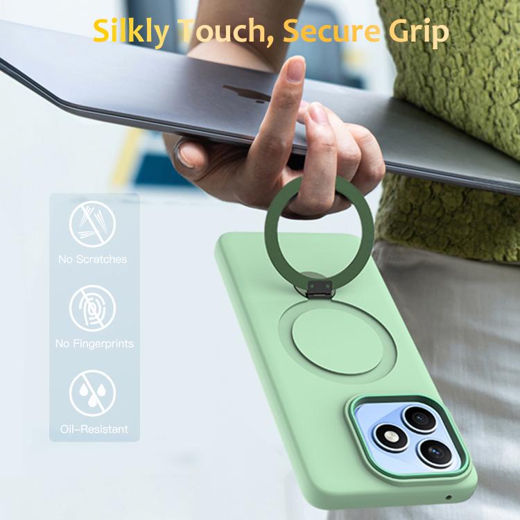 For Honor X8d 4G Gen1.5 Pivot Ring Holder TPU Hybrid PC Phone Case