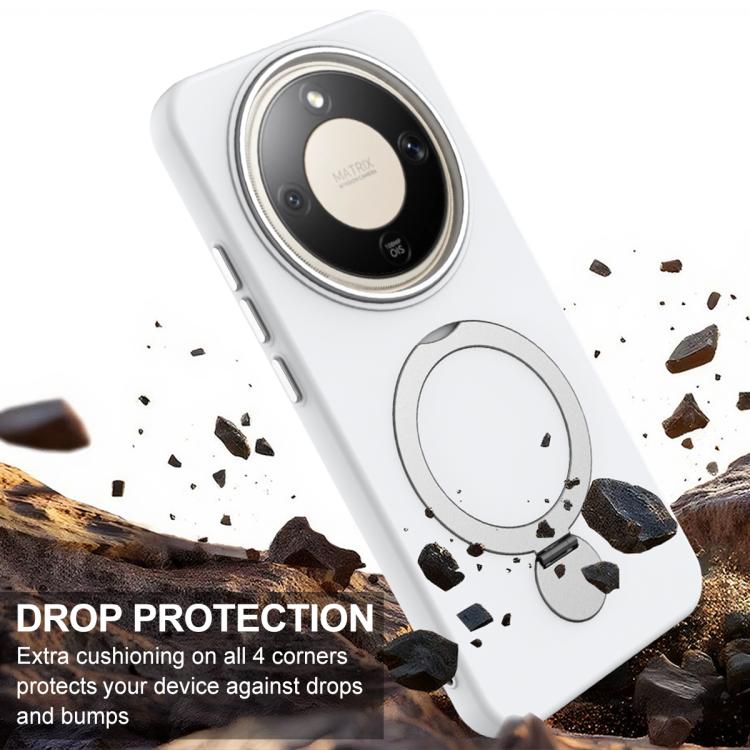 For Honor X9d / X70 5G / Magic8 Lite Gen1.5 Pivot Ring Holder TPU Hybrid PC Phone Case