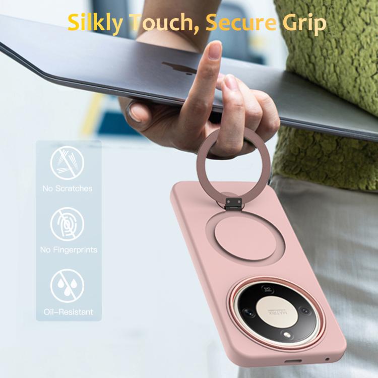 For Honor X9d / X70 5G / Magic8 Lite Gen1.5 Pivot Ring Holder TPU Hybrid PC Phone Case