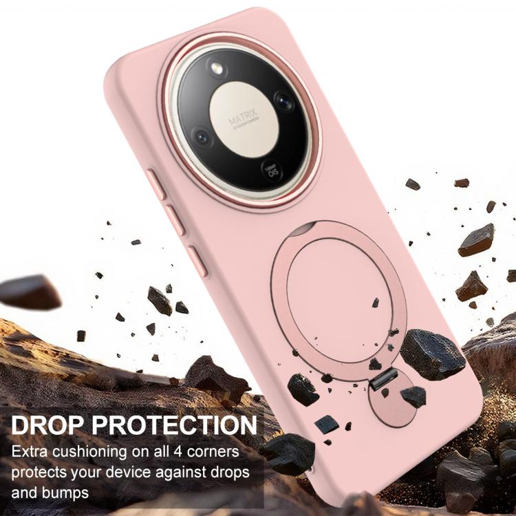 For Honor X9d / X70 5G / Magic8 Lite Gen1.5 Pivot Ring Holder TPU Hybrid PC Phone Case