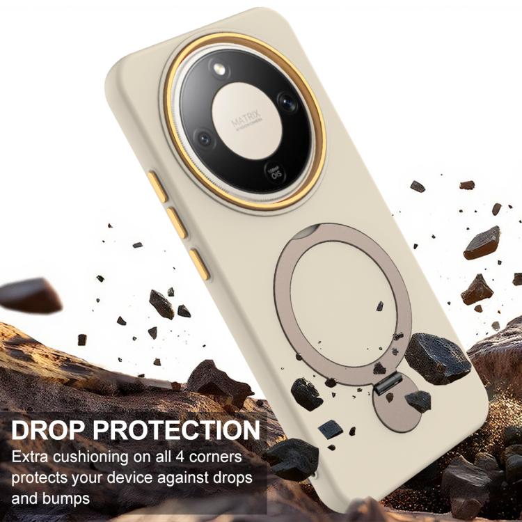 For Honor X9d / X70 5G / Magic8 Lite Gen1.5 Pivot Ring Holder TPU Hybrid PC Phone Case