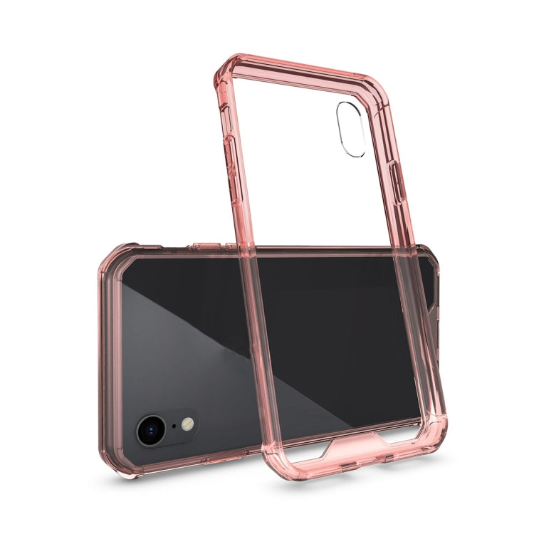For iPhone XR Acrylic + TPU Shockproof Transparent Armor Case
