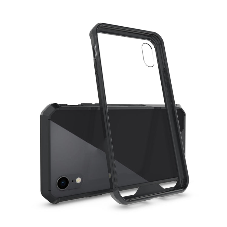For iPhone XR Acrylic + TPU Shockproof Transparent Armor Case