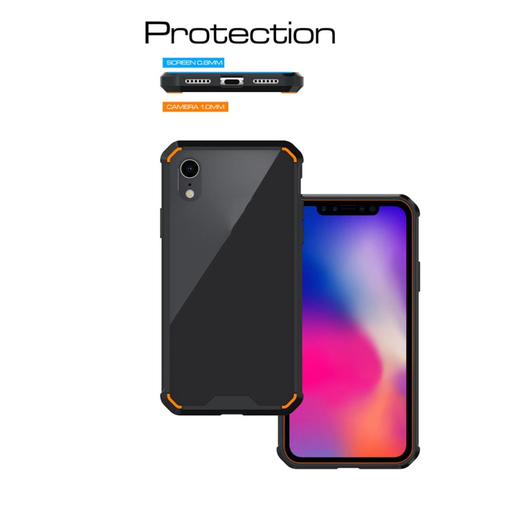 For iPhone XR Acrylic + TPU Shockproof Transparent Armor Case