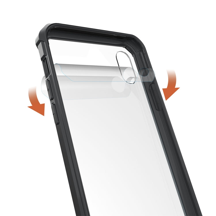 For iPhone XR Acrylic + TPU Shockproof Transparent Armor Case