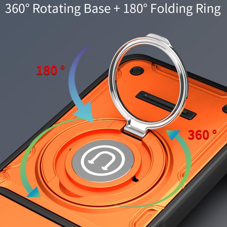 For itel A100C 4G Sliding Camshield Holder Magnetic Phone Case