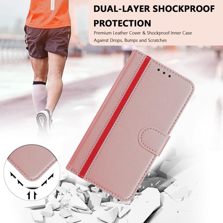 For Tecno Spark 10 Pro Color Block Card Slots Vegan Leather Phone Case