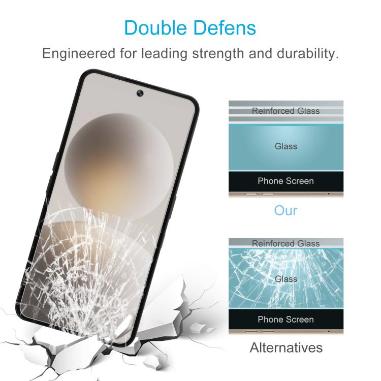 For Natural AI Phone 5G 50pcs 0.26mm 9H 2.5D Tempered Glass Film