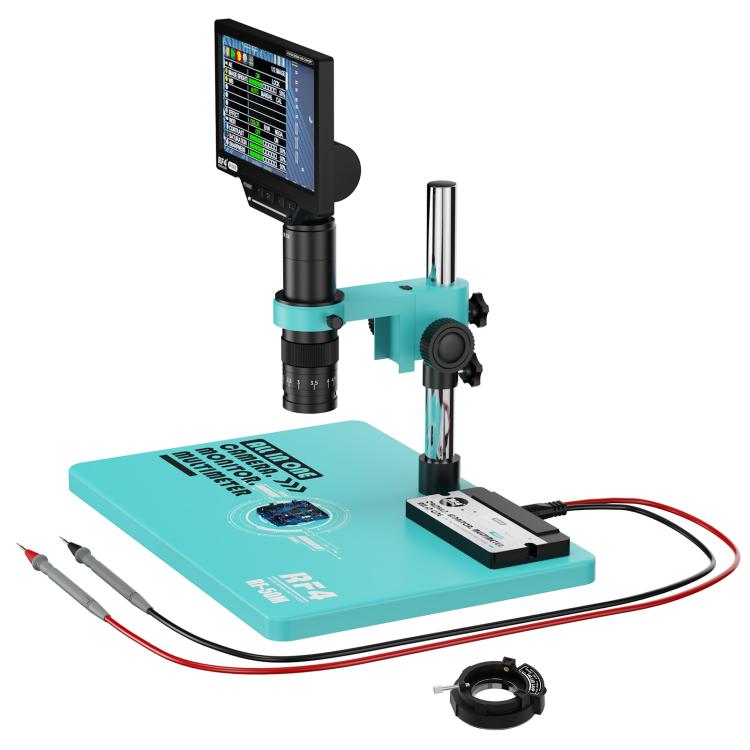 RF4 RF-50M 7-50X PCB Welding Repair HD Digital Microscope Provides Multimeter Function - Blue