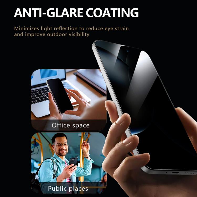 For Xiaomi 15T 5G / 15T Pro 5G LeReach CF Series Full Screen Version HD Privacy Phone Tempered Film - Black