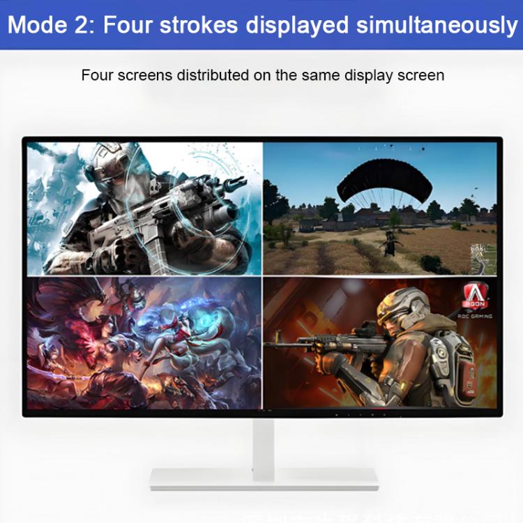 NK-816 HDMI 16x1 Multi-Viewer Supports Seamless Switch 1080P - Black