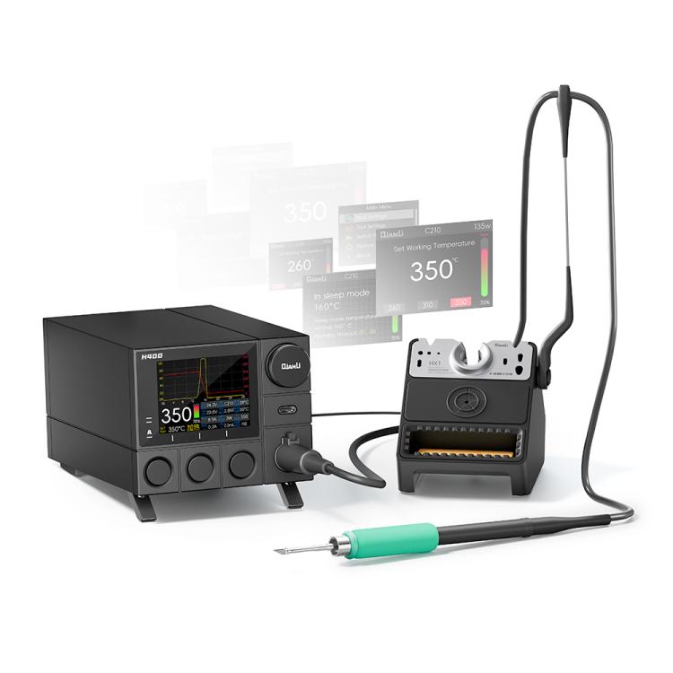 QIANLI H400 400W Smart Soldering Station with HX1 All-in-One Sleep Stand, Plug:US Plug