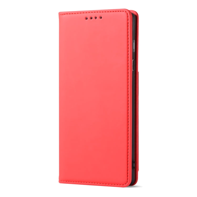 For OnePlus 8 Strong Magnetism Liquid Feel Horizontal Flip Leather Case with Holder & Card Slots & Wallet