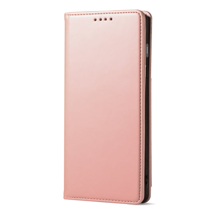 For OnePlus 8 Strong Magnetism Liquid Feel Horizontal Flip Leather Case with Holder & Card Slots & Wallet