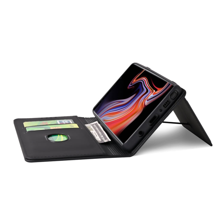 For Samsung Galaxy Note9 Strong Magnetism Liquid Feel Horizontal Flip Leather Case with Holder & Card Slots & Wallet