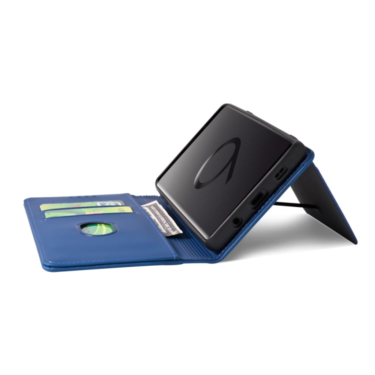 For Samsung Galaxy S9 Strong Magnetism Liquid Feel Horizontal Flip Leather Case with Holder & Card Slots & Wallet