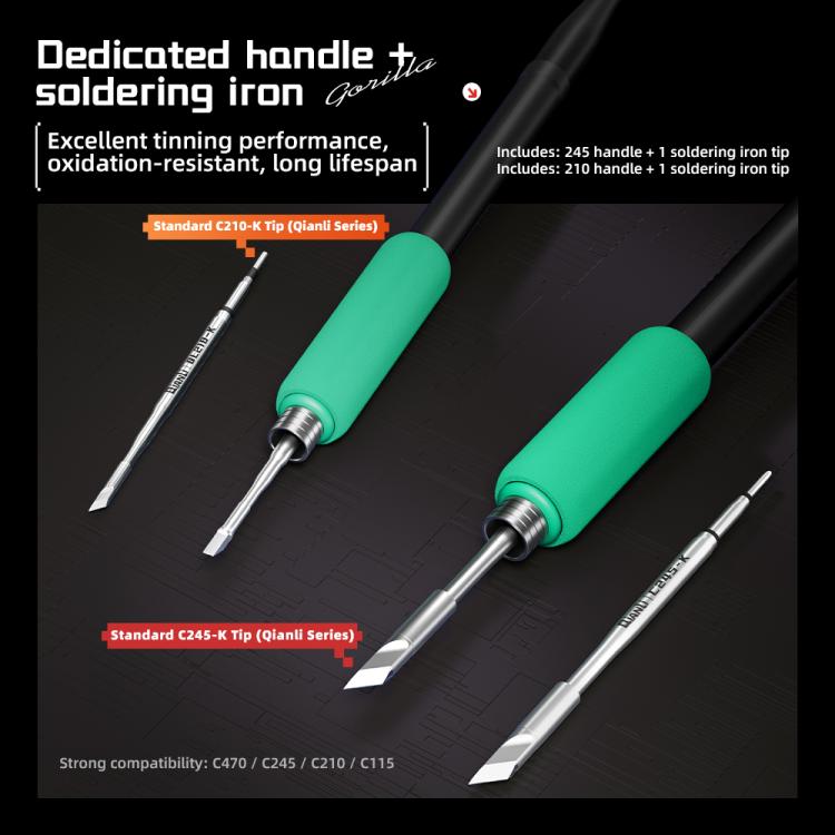 QIANLI H400 400W Smart Soldering Station with HX1 All-in-One Sleep Stand, Plug:US Plug