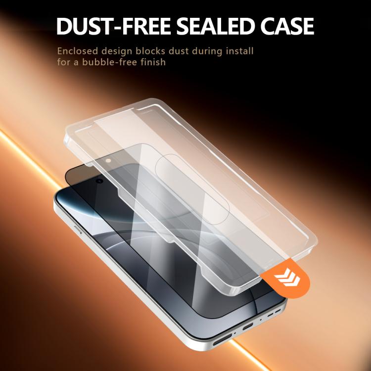 For OPPO Find X9 Pro LeReach CF Series Full Screen Version HD Privacy Phone Tempered Film - Black