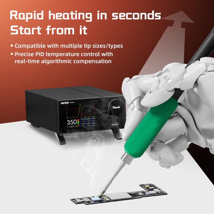 QIANLI H240 240W Smart Soldering Station with HX1 All-in-One Sleep Stand, Plug:EU Plug