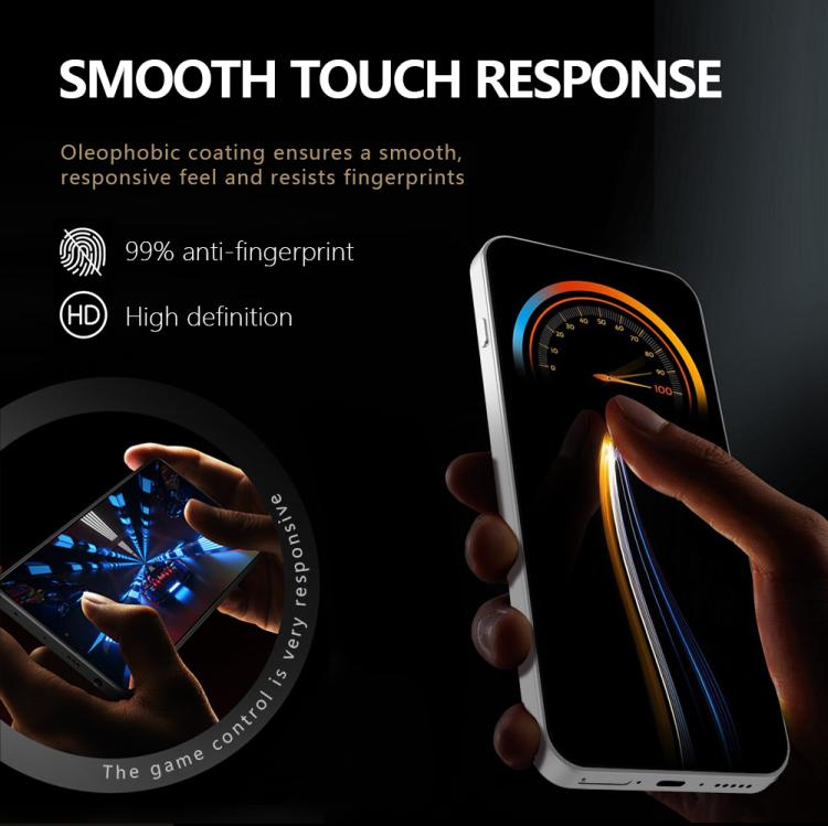 For vivo X300 Pro LeReach CF Series Full Screen Version HD Privacy Phone Tempered Film - Black