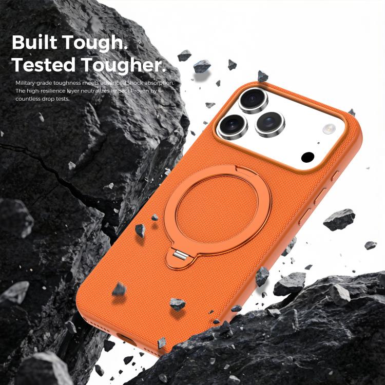 For iPhone 11 Pro Max Tech Fabric 360 Rotation Holder Magnetic Phone Case
