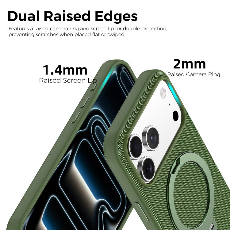 For iPhone 12 Pro Max Tech Fabric 360 Rotation Holder Magnetic Phone Case