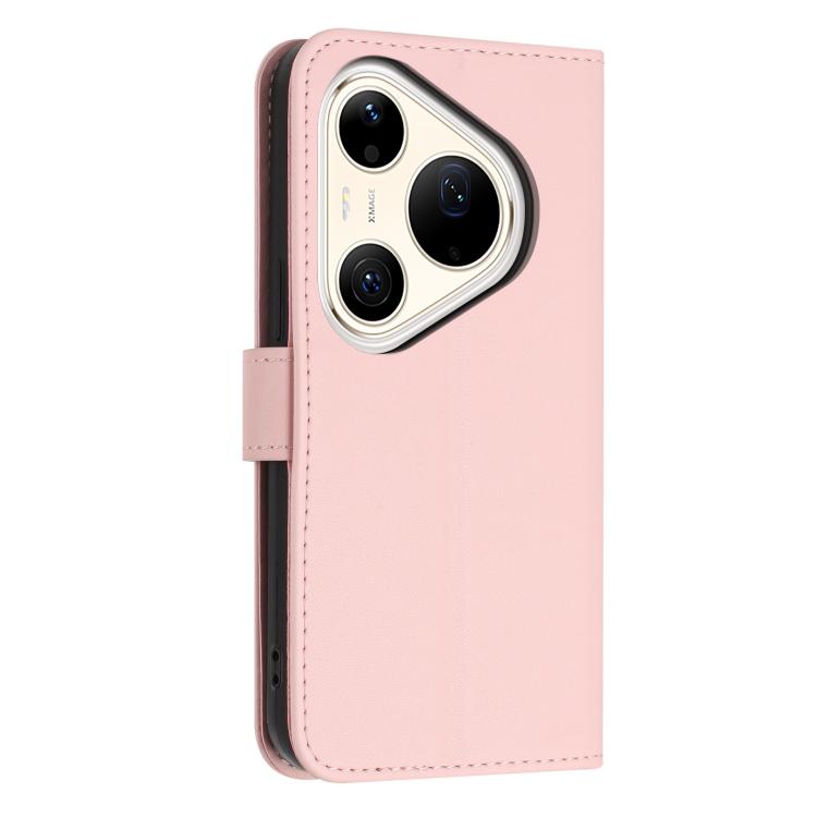 For Huawei Pura 90 Pro Max 5G Glitter Butterfly Zipper Vegan Leather Phone Case with Wrist Strap