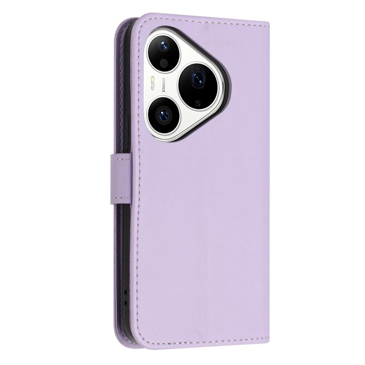For Huawei Pura 90 Pro 5G Glitter Butterfly Zipper Vegan Leather Phone Case with Wrist Strap