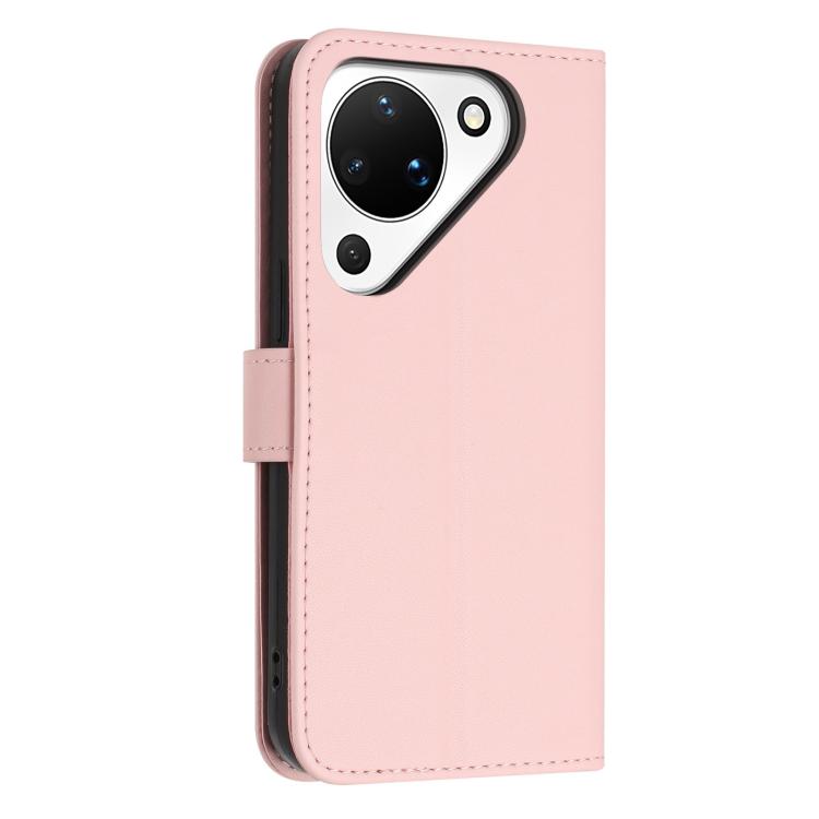 For Huawei Pura 90 5G Glitter Butterfly Zipper Vegan Leather Phone Case with Wrist Strap